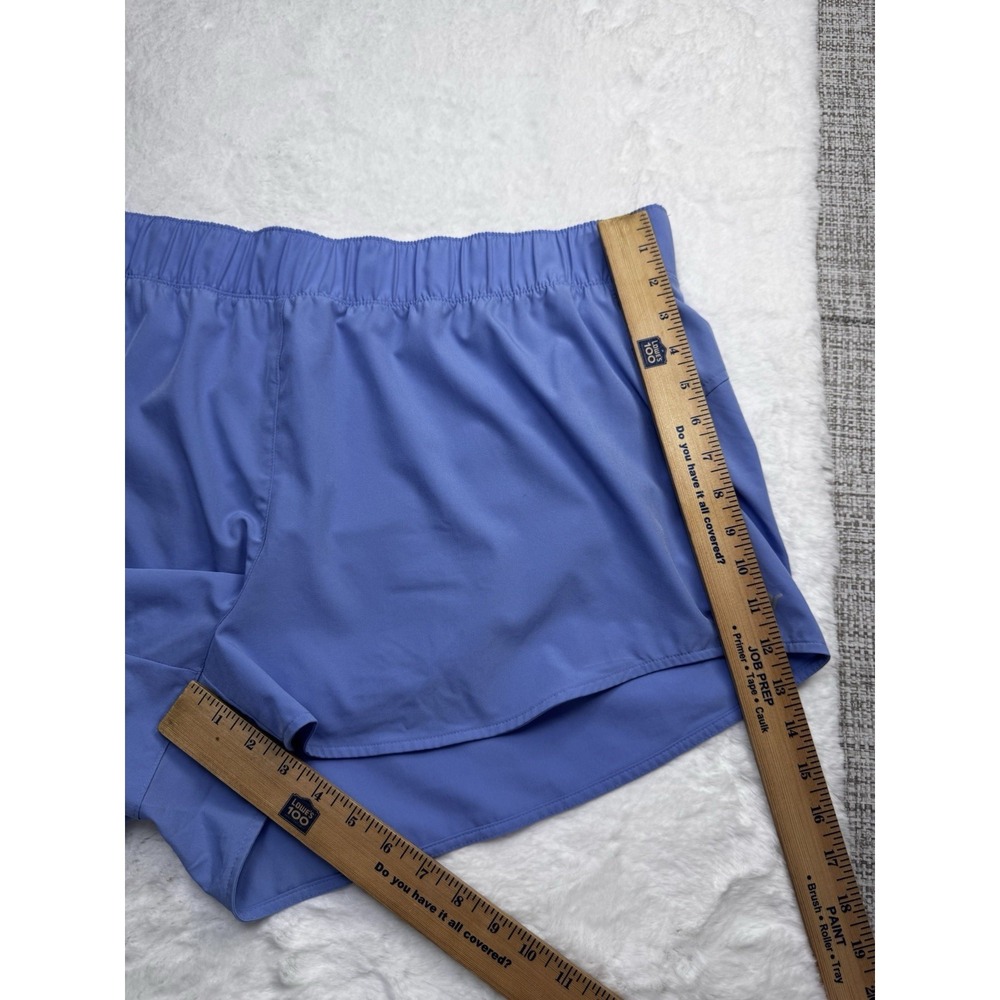 Old Navy Active Quick Dry Running Shorts Lined Lightweight XXL Blue Zip Pocket - Picture 3 of 10